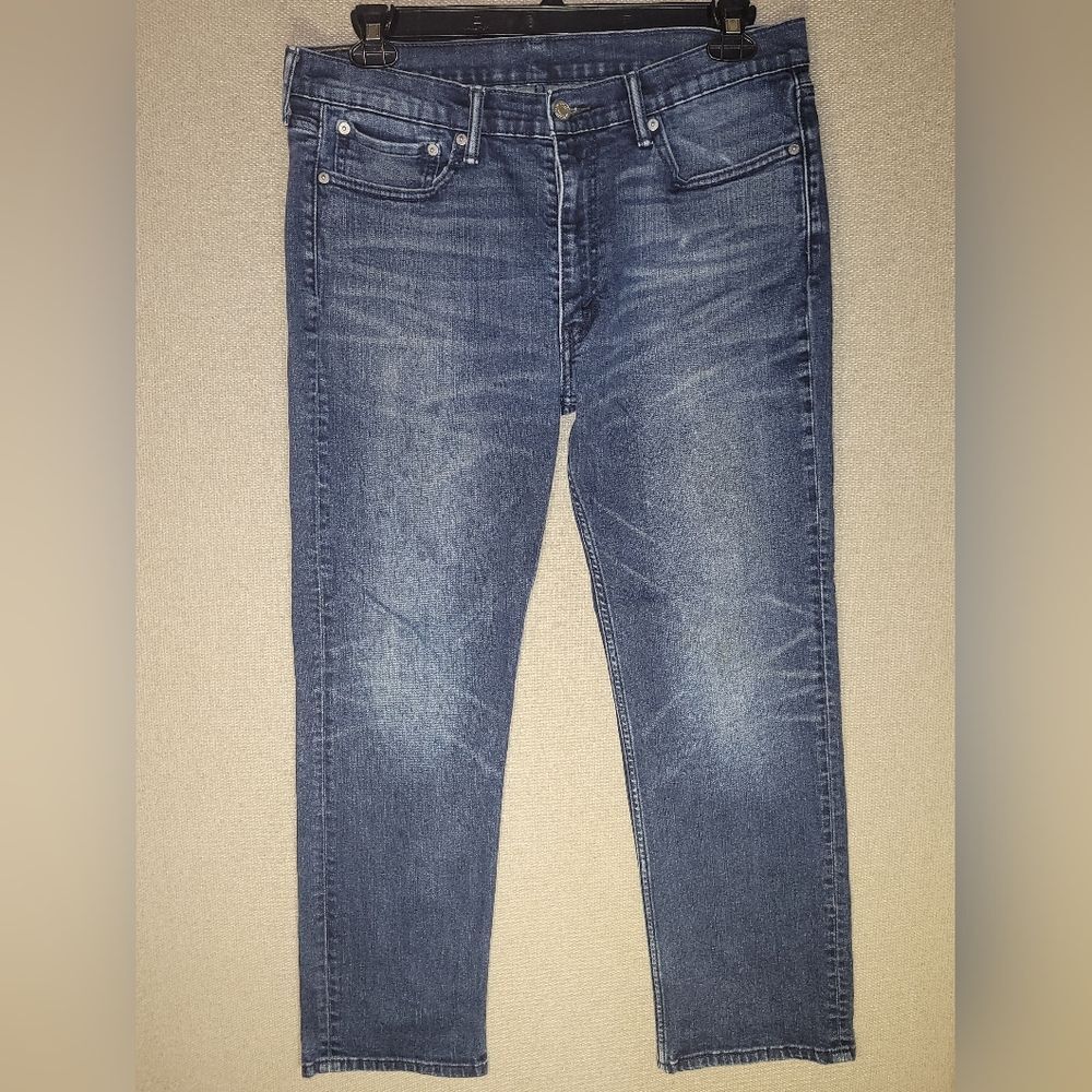 Levi's 514 Size 36W x  30L Relaxed Fit Denim Blue Jeans